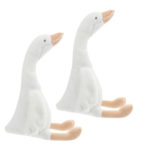FUNOMOCYA 2 Stück Kuscheltiere Plüsch Schwäne Niedliche Tierpuppen aus Weichem Material für Kleinkinder zur Dekoration FUNOMOCYA 2 Stück Kuscheltiere Plüsch Schwäne Niedliche Tierpuppen aus Weichem Material für Kleinkinder zur Dekoration von FUNOMOCYA