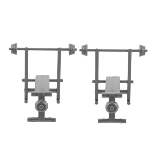 FUNOMOCYA 2 Stück Lifelike Gym Zubehör für Puppenhaus Detaillierte Hantelbank und Gewichte für Kreative DIY Projekte und Miniatur Landschaften FUNOMOCYA 2 Stück Lifelike Gym Zubehör für Puppenhaus Detaillierte Hantelbank und Gewichte für Kreative DIY Projekte und Miniatur Landschaften von FUNOMOCYA