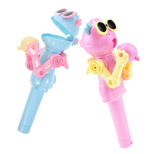 FUNOMOCYA 2 Stück Lutscherhalter Dinosaurier Roboter Kreativer Lollipop Case Halter Leicht Tragbar Party Scherzartikel FUNOMOCYA 2 Stück Lutscherhalter Dinosaurier Roboter Kreativer Lollipop Case Halter Leicht Tragbar Party Scherzartikel von FUNOMOCYA