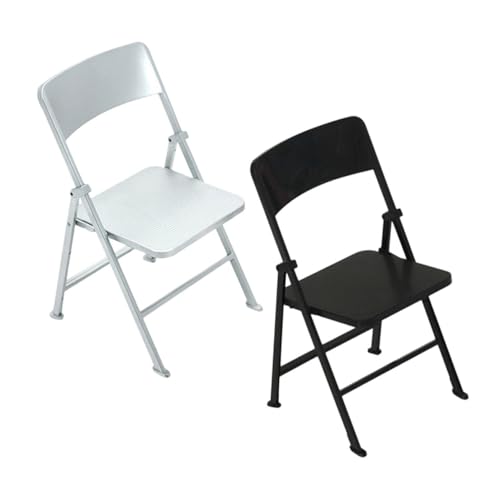 FUNOMOCYA 2 Stück Mini Klappstuhl für Puppenhaus Realistische Faltbare Miniaturmöbel Leichtes Tragbares Modell für Kreative Spielzimmer und Diorama Dekoration FUNOMOCYA 2 Stück Mini Klappstuhl für Puppenhaus Realistische Faltbare Miniaturmöbel Leichtes Tragbares Modell für Kreative Spielzimmer und Diorama Dekoration von FUNOMOCYA