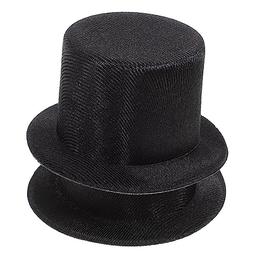 FUNOMOCYA 2 Stück Mini Zylinderhüte Schwarz Kleine Filzhüte für Schneemann Deko Puppen Basteln DIY Party Zubehör Weihnachten FUNOMOCYA 2 Stück Mini Zylinderhüte Schwarz Kleine Filzhüte für Schneemann Deko Puppen Basteln DIY Party Zubehör Weihnachten von FUNOMOCYA