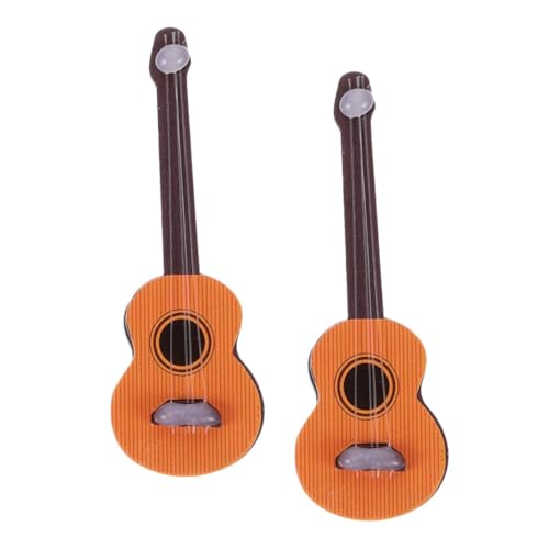 FUNOMOCYA 2 Stück Miniatur Holz Gitarrenmodell Realistische Mini Gitarre Puppenhaus Dekoration Langlebiges Holz Detailgetreu für Dollhouse Szenen und Fotorequisiten Geeignet FUNOMOCYA 2 Stück Miniatur Holz Gitarrenmodell Realistische Mini Gitarre Puppenhaus Dekoration Langlebiges Holz Detailgetreu für Dollhouse Szenen und Fotorequisiten Geeignet von FUNOMOCYA