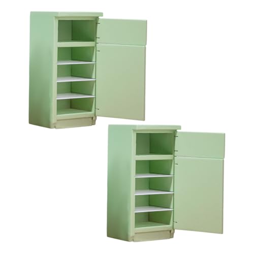 FUNOMOCYA 2 Stück Miniatur Kühlschrank Modell Retro Stil Mini Kühlschrank für Puppenhaus Tischplatte Zimmer Dekoration für Kreative Rollenspiele und Sammler FUNOMOCYA 2 Stück Miniatur Kühlschrank Modell Retro Stil Mini Kühlschrank für Puppenhaus Tischplatte Zimmer Dekoration für Kreative Rollenspiele und Sammler von FUNOMOCYA