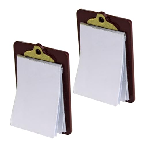 FUNOMOCYA 2 Stück Miniatur Schreibtafel Modell Detailreiche Puppenhaus Zubehör Kleines Klemmbrett Mini Dekoration für Puppenhaus Praktisches Mini Whiteboard Lebensecht und Tragbar FUNOMOCYA 2 Stück Miniatur Schreibtafel Modell Detailreiche Puppenhaus Zubehör Kleines Klemmbrett Mini Dekoration für Puppenhaus Praktisches Mini Whiteboard Lebensecht und Tragbar von FUNOMOCYA