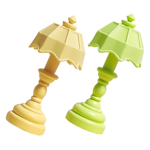 FUNOMOCYA 2 Stück Miniatur Tischlampe Miniatur Lampe Modell mit Flachem Boden Puppenhaus Zubehör FUNOMOCYA 2 Stück Miniatur Tischlampe Miniatur Lampe Modell mit Flachem Boden Puppenhaus Zubehör von FUNOMOCYA