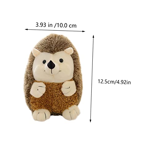 FUNOMOCYA 2 Stück Plüsch Igel Kuscheltier Realistisch Gestaltet Weiches Stofftier Geschenkidee für Mädchen Jungen Ferienfest von FUNOMOCYA