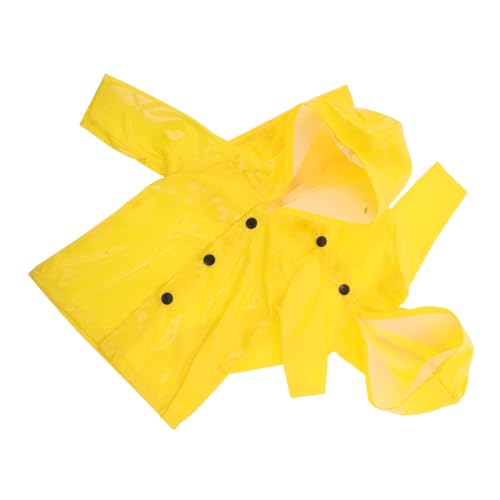 FUNOMOCYA 2 Stück Puppenregenmantel Teiliges Gelber Wasserdichter Puppenmantel aus Pflegeleichtem Material für Figuren Modische Miniatur Puppenbekleidung FUNOMOCYA 2 Stück Puppenregenmantel Teiliges Gelber Wasserdichter Puppenmantel aus Pflegeleichtem Material für Figuren Modische Miniatur Puppenbekleidung von FUNOMOCYA