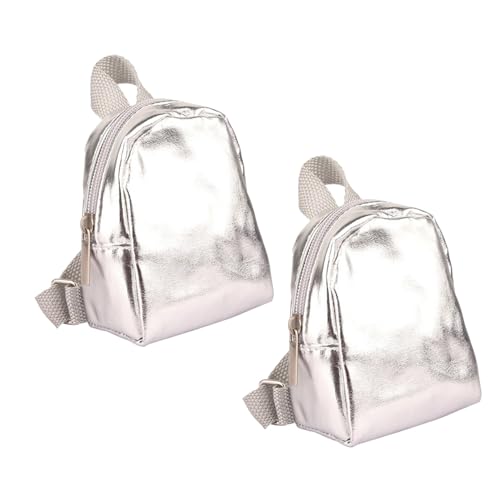 FUNOMOCYA 2 Stück Puppenrucksack So Tun, Als Spiele Rucksack Puppenstubentasche Winziger Rucksack Mini-figurentaschen Cartoon Doll Bag Miniatur-puppenzubehör Mini -Tasche Stoff Silber FUNOMOCYA 2 Stück Puppenrucksack So Tun, Als Spiele Rucksack Puppenstubentasche Winziger Rucksack Mini-figurentaschen Cartoon Doll Bag Miniatur-puppenzubehör Mini -Tasche Stoff Silber von FUNOMOCYA
