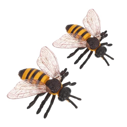 FUNOMOCYA 2 Stück Realistische Honigbienen Figuren aus Kindersicherem Material Kompakte Insekten Spielzeugdekoration für Frühkindliche Bildung Tragbar für Schule Zuhause Garten und FUNOMOCYA 2 Stück Realistische Honigbienen Figuren aus Kindersicherem Material Kompakte Insekten Spielzeugdekoration für Frühkindliche Bildung Tragbar für Schule Zuhause Garten und von FUNOMOCYA
