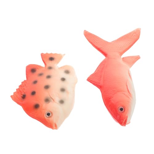 FUNOMOCYA 2 Stück Realistische Teiliges Tropische Fische Figuren Set Meerestiere aus Langlebigem PU Pädagogische Simulation Meereslebewesen für Aquarium und Lernaktivitäten von FUNOMOCYA
