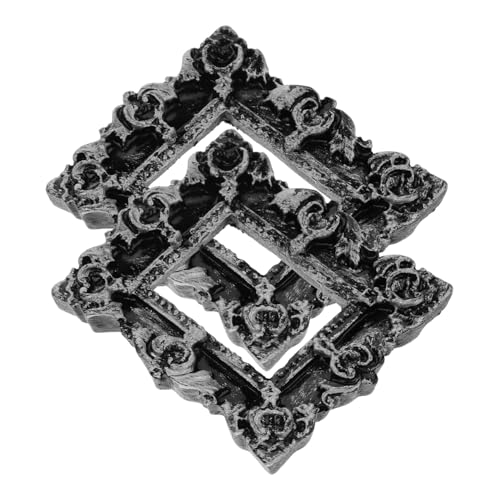 FUNOMOCYA Vintage-mini-fotorahmen 2 Stück Harzrahmen-Ornamente Winzige Bilderrahmen Für Heimdekoration Und Reisen von FUNOMOCYA
