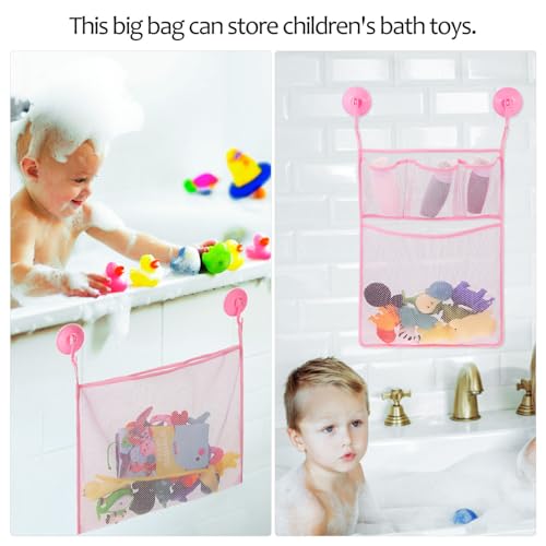 FUNOMOCYA 2 Stück Teiliges Badewannenspielzeug Aufbewahrungstaschen mit Saugnapfhaken Große Kapazität Netzbeutel für Badezimmer Organizer Wandmontierbar FUNOMOCYA 2 Stück Teiliges Badewannenspielzeug Aufbewahrungstaschen mit Saugnapfhaken Große Kapazität Netzbeutel für Badezimmer Organizer Wandmontierbar von FUNOMOCYA