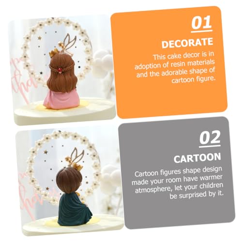 FUNOMOCYA 2 Stück Teiliges Cake Topper Vera Prinzessin William Prinz Tortendekoration Geburtstagsdeko Cartoon Figuren Resin Party Kuchen FUNOMOCYA 2 Stück Teiliges Cake Topper Vera Prinzessin William Prinz Tortendekoration Geburtstagsdeko Cartoon Figuren Resin Party Kuchen von FUNOMOCYA