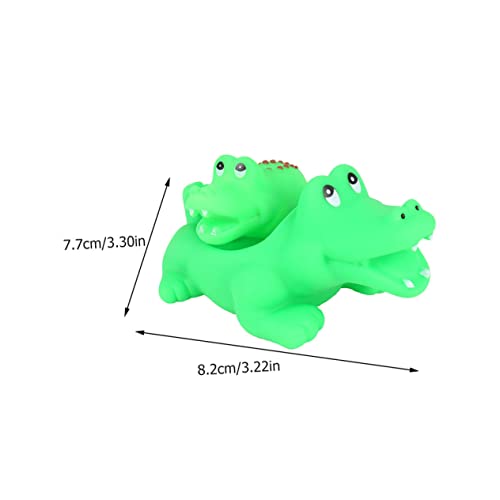 FUNOMOCYA 2 Stück Teiliges Cartoon Krokodil Badespielzeug aus PVC Schimmelfrei Kinderfreundlich Lautstarkes Quietschtier Buntes Badewannenspielzeug für Junge Mädchen und Kleinkinder Ab FUNOMOCYA 2 Stück Teiliges Cartoon Krokodil Badespielzeug aus PVC Schimmelfrei Kinderfreundlich Lautstarkes Quietschtier Buntes Badewannenspielzeug für Junge Mädchen und Kleinkinder Ab von FUNOMOCYA
