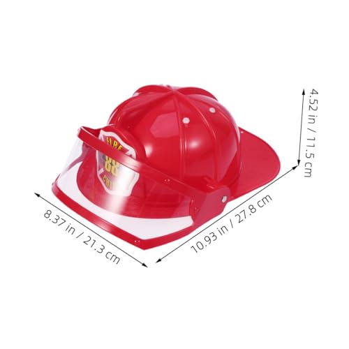 FUNOMOCYA 2 Stück Teiliges Feuerwehrhelm aus Robustem Kunststoff Verstellbare Mütze für Feuerwehrmann Kostüm für Mottopartys Rollenspiele und Kreative Kindergeburtstage FUNOMOCYA 2 Stück Teiliges Feuerwehrhelm aus Robustem Kunststoff Verstellbare Mütze für Feuerwehrmann Kostüm für Mottopartys Rollenspiele und Kreative Kindergeburtstage von FUNOMOCYA