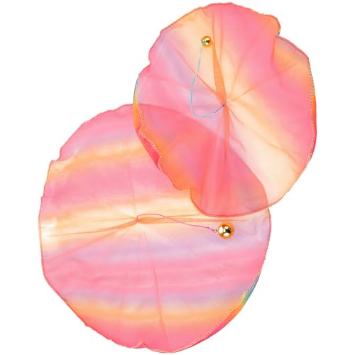 FUNOMOCYA 2 Stück Teiliges Handwurffallschirm für Langlebiges Outdoor flugspielzeug Großer und Kleiner Fallschirm Farbenfrohes Regenbogen Design Fördert Motorische Fähigkeiten und Teamspiel FUNOMOCYA 2 Stück Teiliges Handwurffallschirm für Langlebiges Outdoor flugspielzeug Großer und Kleiner Fallschirm Farbenfrohes Regenbogen Design Fördert Motorische Fähigkeiten und Teamspiel von FUNOMOCYA