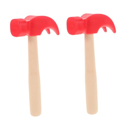 FUNOMOCYA 2 Stück Teiliges Holzhammer für Simuliertes Werkzeug mit Runder Glatter Oberfläche Sicher und Griffsicher für DIY Spiele und Eltern Junge Mädchen Interaktion für Jungen und Mädchen FUNOMOCYA 2 Stück Teiliges Holzhammer für Simuliertes Werkzeug mit Runder Glatter Oberfläche Sicher und Griffsicher für DIY Spiele und Eltern Junge Mädchen Interaktion für Jungen und Mädchen von FUNOMOCYA