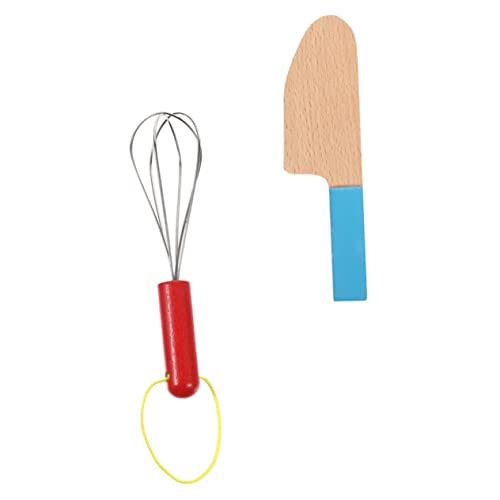 FUNOMOCYA 2 Stück Teiliges Küchenspielzeug aus Glatt Lustiges Messer und Schneebesen für Jungen und Mädchen Kreatives Rollenspiel für Drinnen und Draußen FUNOMOCYA 2 Stück Teiliges Küchenspielzeug aus Glatt Lustiges Messer und Schneebesen für Jungen und Mädchen Kreatives Rollenspiel für Drinnen und Draußen von FUNOMOCYA