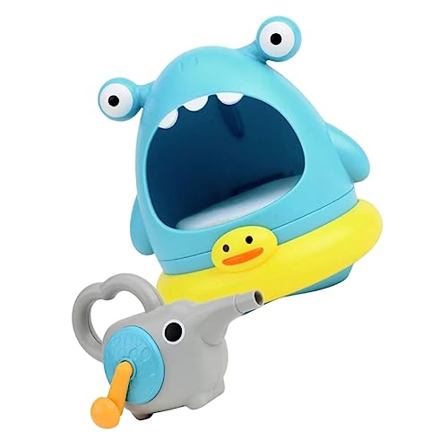 FUNOMOCYA 2 Stück Teiliges Manuelles Seifenblasen badespielzeug in Fisch Form Kreative Handkurbel seifenblasenmaschine für Sicherer Badspaß und Interaktives Wasserspielzeug für Kleinkinder von FUNOMOCYA