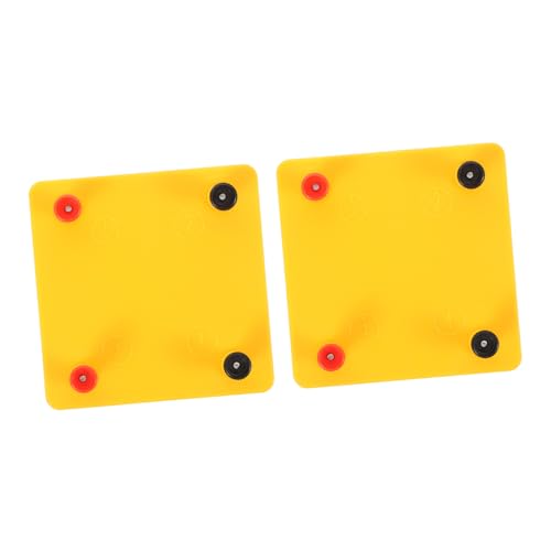 FUNOMOCYA 2 Stück Teiliges Mini Kunststoff Schaltungs Bausatz Lernspielzeug für Elektrisches Schaltkreis Experimentierkit mit Verstecktem Schaltkasten Wissenschaftliches von FUNOMOCYA