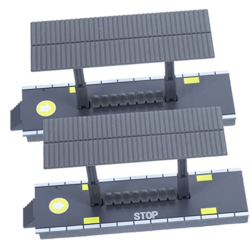 FUNOMOCYA 2 Stück Teiliges Modelleisenbahn Zubehör Bahnsteig Station DIY Kunststoff Plattform für Sammler Realistische Details Langlebig FUNOMOCYA 2 Stück Teiliges Modelleisenbahn Zubehör Bahnsteig Station DIY Kunststoff Plattform für Sammler Realistische Details Langlebig von FUNOMOCYA