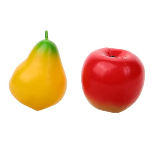FUNOMOCYA 2 Stück Teiliges Musikinstrument Frucht Shaker Leichte Robuste Kunststoff Sand Schüttelspielzeuge für Kindergarten Eltern Junge Mädchen Interaktion Handliche Percussion Spielzeuge von FUNOMOCYA