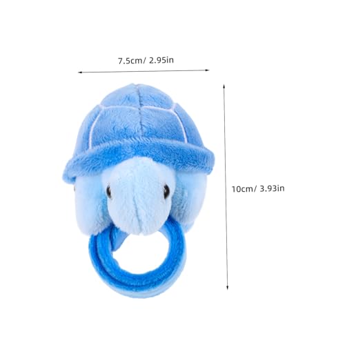 FUNOMOCYA 2 Stück Teiliges Plüsch Schildkröten Schnapparmband für Kuscheliges Slap Bracelet mit Weichem Stoffbezug Robustes Party Armband als und Dekoration für Geburtstag Halloween von FUNOMOCYA
