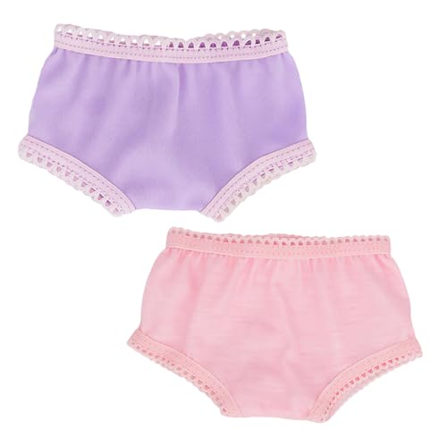 FUNOMOCYA 2 Stück Teiliges Puppen unterwäsche Leichte Langlebige Puppen Unterhosen mit Gummizug Klassische Passform Wiederverwendbar als Zubehör für Spielzeugpuppen FUNOMOCYA 2 Stück Teiliges Puppen unterwäsche Leichte Langlebige Puppen Unterhosen mit Gummizug Klassische Passform Wiederverwendbar als Zubehör für Spielzeugpuppen von FUNOMOCYA