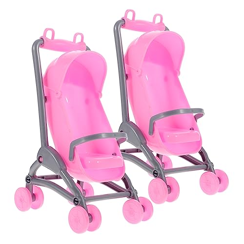 FUNOMOCYA 2 Stück Teiliges Puppenkinderwagen aus Kunststoff Realistische Babywagen Spielzeugwagen für Pädagogisches Rollenspiel für Kindergeburtstag und Spielspaß FUNOMOCYA 2 Stück Teiliges Puppenkinderwagen aus Kunststoff Realistische Babywagen Spielzeugwagen für Pädagogisches Rollenspiel für Kindergeburtstag und Spielspaß von FUNOMOCYA