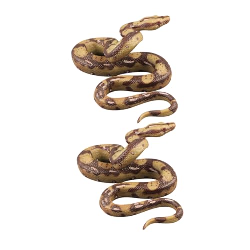 FUNOMOCYA 2 Stück Teiliges Realistisches Fake Snake Figure aus Robustem PVC Naturgetreue Reptilienfiguren für Pädagogisches für Wissenschaft Interaktives Lernen Strapazierfähige Tiermodelle FUNOMOCYA 2 Stück Teiliges Realistisches Fake Snake Figure aus Robustem PVC Naturgetreue Reptilienfiguren für Pädagogisches für Wissenschaft Interaktives Lernen Strapazierfähige Tiermodelle von FUNOMOCYA