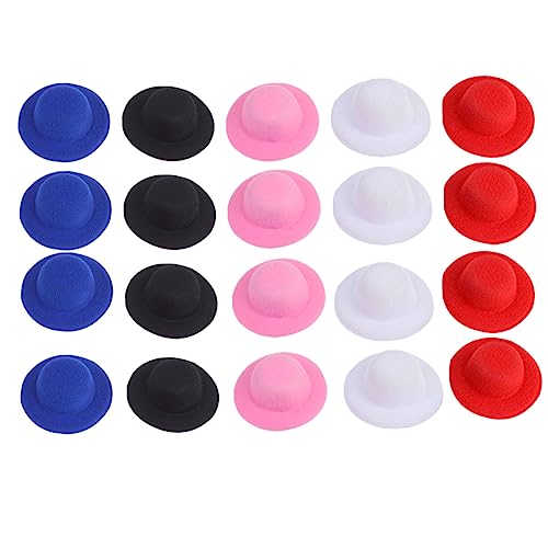 FUNOMOCYA 20 Stück DIY Mini Filz Hüte Bastelset Bunte Kleine Kopfbedeckungen für Mädchen Puppen Geschenkdekoration Langlebiges Material Vielseitig für Handwerk und Partydekoration FUNOMOCYA 20 Stück DIY Mini Filz Hüte Bastelset Bunte Kleine Kopfbedeckungen für Mädchen Puppen Geschenkdekoration Langlebiges Material Vielseitig für Handwerk und Partydekoration von FUNOMOCYA