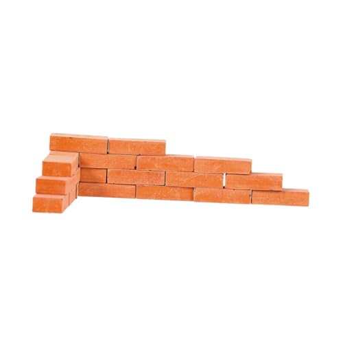 FUNOMOCYA 20 Stück Miniatur Ziegelsteine Rot Modellbau Bausteine für DIY Mikrolandschaft Sandtisch Dekoration Basteln FUNOMOCYA 20 Stück Miniatur Ziegelsteine Rot Modellbau Bausteine für DIY Mikrolandschaft Sandtisch Dekoration Basteln von FUNOMOCYA