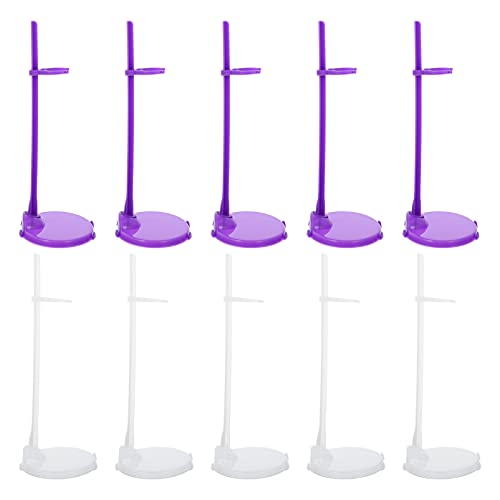 FUNOMOCYA 20 Stück Puppenständer aus Kunststoff mit Clip Stabiler Halter für Puppen und Figuren Transparent und für Kinderzimmer und Displays FUNOMOCYA 20 Stück Puppenständer aus Kunststoff mit Clip Stabiler Halter für Puppen und Figuren Transparent und für Kinderzimmer und Displays von FUNOMOCYA