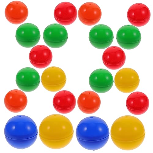 FUNOMOCYA 20 Stück Teiliges Bunte Aktivitätsbälle aus Kunststoff Hohl Leicht zu Öffnen Kleine Lotteriekugeln für Spiele Tombola und Partydekoration Glatte Oberfläche Langlebig und FUNOMOCYA 20 Stück Teiliges Bunte Aktivitätsbälle aus Kunststoff Hohl Leicht zu Öffnen Kleine Lotteriekugeln für Spiele Tombola und Partydekoration Glatte Oberfläche Langlebig und von FUNOMOCYA