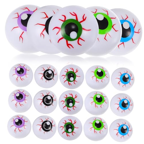 FUNOMOCYA 20 Stück Teiliges Bunte Realistische Kunststoff augenbälle für Halloween Deko Basteln Partyspaß Langlebiges Pp Material Vielseitige Gruselige Requisiten für Halloween atmosphäre FUNOMOCYA 20 Stück Teiliges Bunte Realistische Kunststoff augenbälle für Halloween Deko Basteln Partyspaß Langlebiges Pp Material Vielseitige Gruselige Requisiten für Halloween atmosphäre von FUNOMOCYA