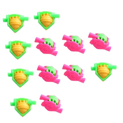 FUNOMOCYA 20 Stück Teiliges Buntes Peg top Kreiselspielzeug für Handliche Sichere Kunststoffkreisel mit Abgerundeten Kanten Pädagogisches Partyspielzeug für Jungen und Zufällige Farbe von FUNOMOCYA