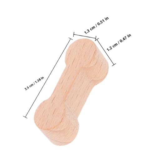 FUNOMOCYA 20 Stück Teiliges Holzbahn Verbinder Hundeknochen Form Gleisverbinder Schienenadapter für Holzeisenbahn Zubehör Langlebig Sicher Kreativ von FUNOMOCYA