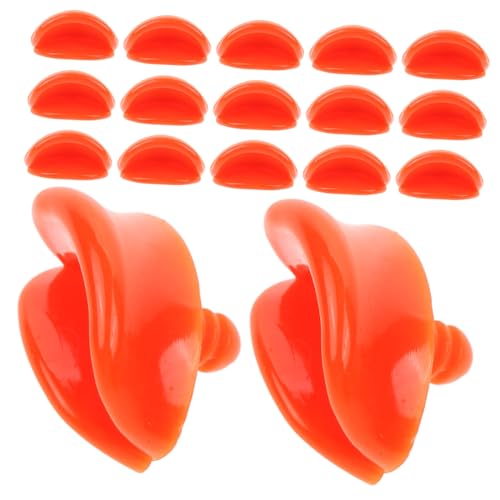 FUNOMOCYA 20 Stück Teiliges Kunststoff entenschnabel DIY entenspielzeug Sicherer Gewindedesign ersatz Umweltfreundlich Realistische Lippenkante für Bastelfreunde und Spielzeugreparatur von FUNOMOCYA