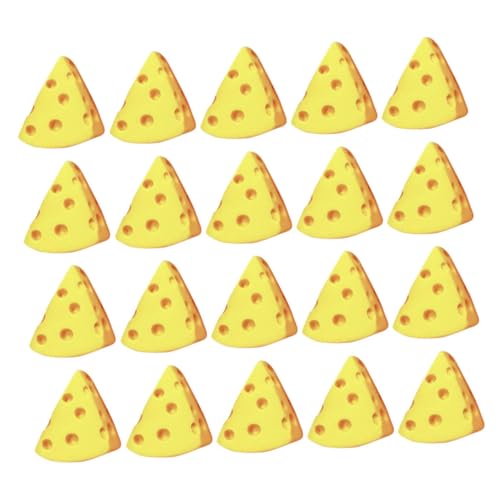 FUNOMOCYA 20 Stück Teiliges Mini Käse Modell aus Realistische Dreiecks Käsefiguren für Puppenhaus Küche Vielseitige Miniatur Dekoration für DIY Basteln und Geschenkideen FUNOMOCYA 20 Stück Teiliges Mini Käse Modell aus Realistische Dreiecks Käsefiguren für Puppenhaus Küche Vielseitige Miniatur Dekoration für DIY Basteln und Geschenkideen von FUNOMOCYA