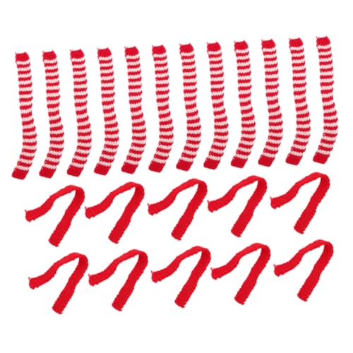 FUNOMOCYA 20 Stück Teiliges Mini Puppenschal Rot Weiß Grün Gestreift Feine Wollschals für Puppen Deko Partyzubehör Accessoires Strapazierfähige Kleine Halstücher FUNOMOCYA 20 Stück Teiliges Mini Puppenschal Rot Weiß Grün Gestreift Feine Wollschals für Puppen Deko Partyzubehör Accessoires Strapazierfähige Kleine Halstücher von FUNOMOCYA