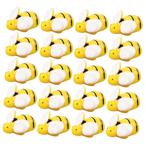 FUNOMOCYA 20 Stück Teiliges Miniatur Harz Bienen Figuren Detailreiche Kleine Dekorationen für Mikro Landschaften Langlebig und Robust für Bastelprojekte und Tischdekorationen FUNOMOCYA 20 Stück Teiliges Miniatur Harz Bienen Figuren Detailreiche Kleine Dekorationen für Mikro Landschaften Langlebig und Robust für Bastelprojekte und Tischdekorationen von FUNOMOCYA