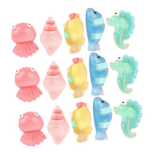 FUNOMOCYA 20 Stück Teiliges Miniatur Meer Tiere Leuchtend Miniaturfiguren Realistische Dekoration für Aquarium Garten Puppenhaus Mikro Landschaft Pflanzen Deko FUNOMOCYA 20 Stück Teiliges Miniatur Meer Tiere Leuchtend Miniaturfiguren Realistische Dekoration für Aquarium Garten Puppenhaus Mikro Landschaft Pflanzen Deko von FUNOMOCYA
