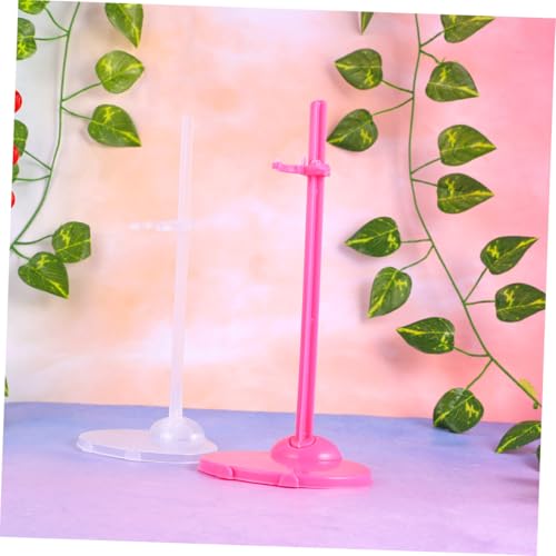 FUNOMOCYA 20 Stück Teiliges Puppenhalter Verstellbar Transparent für Mädchen Puppenzubehör Stabil und Langlebig von FUNOMOCYA