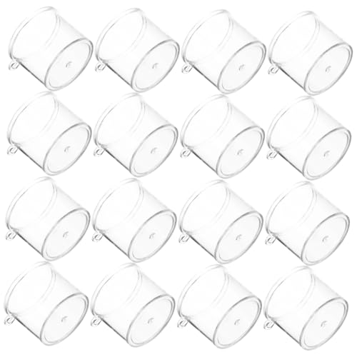 FUNOMOCYA 20 Stück Teiliges Transparentes Mini Mousse Becher aus Sicherem Kunststoff Klare Puppenhausbecher für DIY Milchtee Modellgetränke Vielseitig für Puppenhaus Dekoration und FUNOMOCYA 20 Stück Teiliges Transparentes Mini Mousse Becher aus Sicherem Kunststoff Klare Puppenhausbecher für DIY Milchtee Modellgetränke Vielseitig für Puppenhaus Dekoration und von FUNOMOCYA