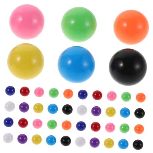 FUNOMOCYA 200 Stück Bunte Kugeln für Mathematikunterricht Robuste Kunststoffbälle für Marmorbahn Farbsortierung Brettspiele Chinesisches Damespiel Zubehör Vielseitig und Kompatibel von FUNOMOCYA