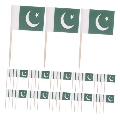 FUNOMOCYA 200 Stück Pakistanische Zahnstocherflagge Kuchen Zahnstocher Pakistanische Flagge am Stock Snack-Pick-Stick Fruchtstab Hamburger-Zahnstocher Mini-Cocktailspieße Papier Grün FUNOMOCYA 200 Stück Pakistanische Zahnstocherflagge Kuchen Zahnstocher Pakistanische Flagge am Stock Snack-Pick-Stick Fruchtstab Hamburger-Zahnstocher Mini-Cocktailspieße Papier Grün von FUNOMOCYA