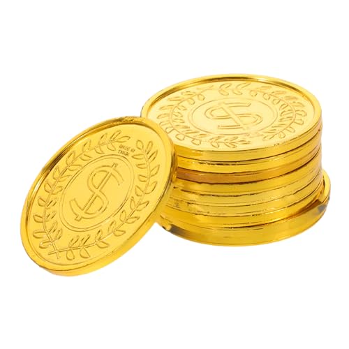 FUNOMOCYA 200 Stück Piraten Plastikspielgeld Realistisch Detailreich für Schatzsuche Halloween Party Piratenparty Klassenzimmer Belohnung Token FUNOMOCYA 200 Stück Piraten Plastikspielgeld Realistisch Detailreich für Schatzsuche Halloween Party Piratenparty Klassenzimmer Belohnung Token von FUNOMOCYA