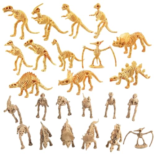 FUNOMOCYA 24er Set Dinosaurier Skelette Modell Realistische Dinosaurier Figuren Für Ideale Sandbox Spielzeuge Und Deko Für Geburtstagsfeiern FUNOMOCYA 24er Set Dinosaurier Skelette Modell Realistische Dinosaurier Figuren Für Ideale Sandbox Spielzeuge Und Deko Für Geburtstagsfeiern von FUNOMOCYA