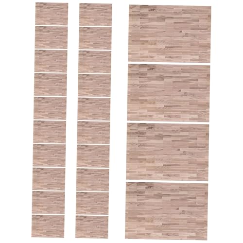 FUNOMOCYA 24 Stück Maßstab Selbstklebende Holzmaserung Tapete DIY Miniatur Bodenaufkleber für Vielseitige Puppenhaus Dekoration FUNOMOCYA 24 Stück Maßstab Selbstklebende Holzmaserung Tapete DIY Miniatur Bodenaufkleber für Vielseitige Puppenhaus Dekoration von FUNOMOCYA