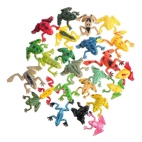 FUNOMOCYA 24 Stück Teiliges Frosch Modelle Lebensnahe Froschfiguren für Bildung und Gartendekoration für Aquarien und FUNOMOCYA 24 Stück Teiliges Frosch Modelle Lebensnahe Froschfiguren für Bildung und Gartendekoration für Aquarien und von FUNOMOCYA